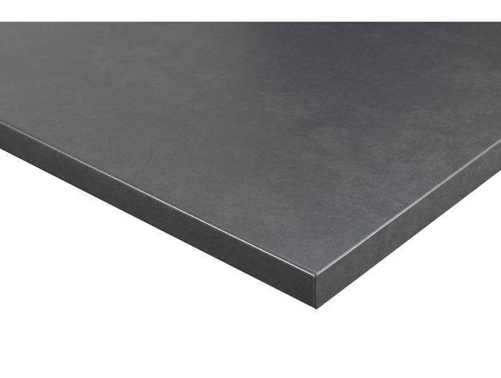 Arbeitsplatte, Holzwerkstoff, Schwarz, 260×60 cm, Modern, KS-Scafa