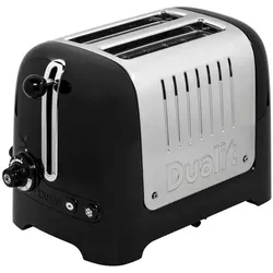 Dualit 2er Lite, Toaster, Silber, Schwarz