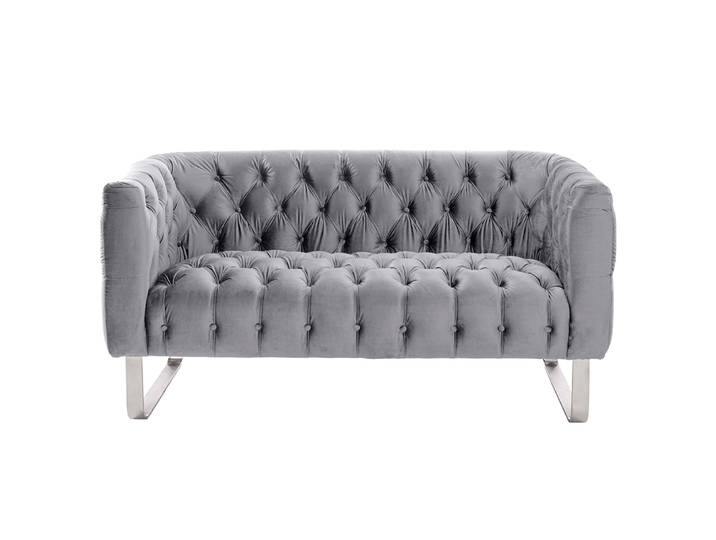 Grosvenor 2-Sitzer Sofa - Taubengrau - Silber