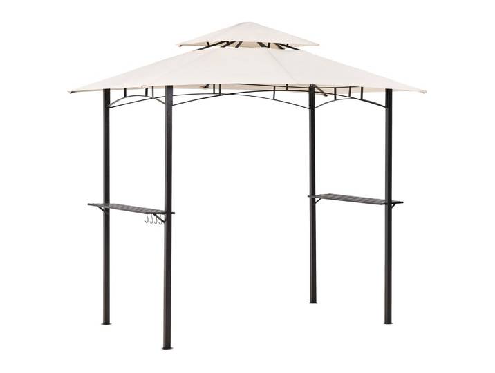 PAVILLON Stahl beige 240/148 cm Naro