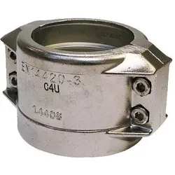 Teguma, Zubehör Sanitärinstallation, Klemmschale VA (1.4408) 100,0mm Spannber.min.114mm Spannber.max.119mm