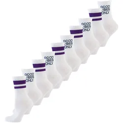 NUR DIE Herren Freizeitsocken Statement Socken mit Stickerei 10er Pack