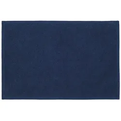 Rhomtuft Badematte Plain 70x120 cm | kobalt - blau