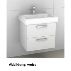 Artiqua 413 Waschtischunterschrank für iCon 124060, 124063 Weiß Hochglanz Select, 413-WU2L-K01-7160- 413-WU2L-K01-7160-125