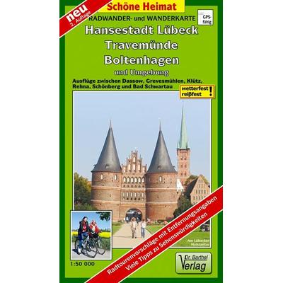 Radwander- und Wanderkarte Hansestadt Lübeck, Travemünde, Boltenhagen und Umgebung, Sonstige von Verlag Barthel, Barthel, A, 978-3-89591-190-3