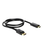 Delock Video- / Audiokabel DisplayPort / HDMI 20-poliger M 19-polig M 1 m 1.3 (82586)