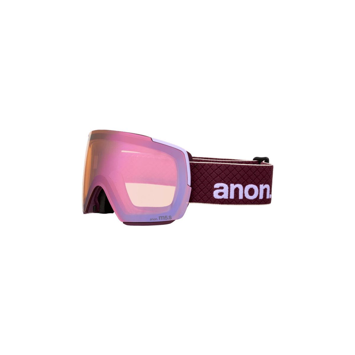 Anon M5S Goggles + Bonus Lens + MFI Face Mask deep cherry/perceive cloudy pink (EZP) Regular NA 2394712-EZP-NA