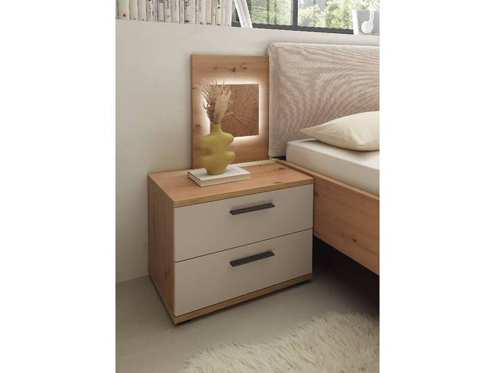 Nachtkommode 60 x 45 x 38cm Braun/Kaschmir