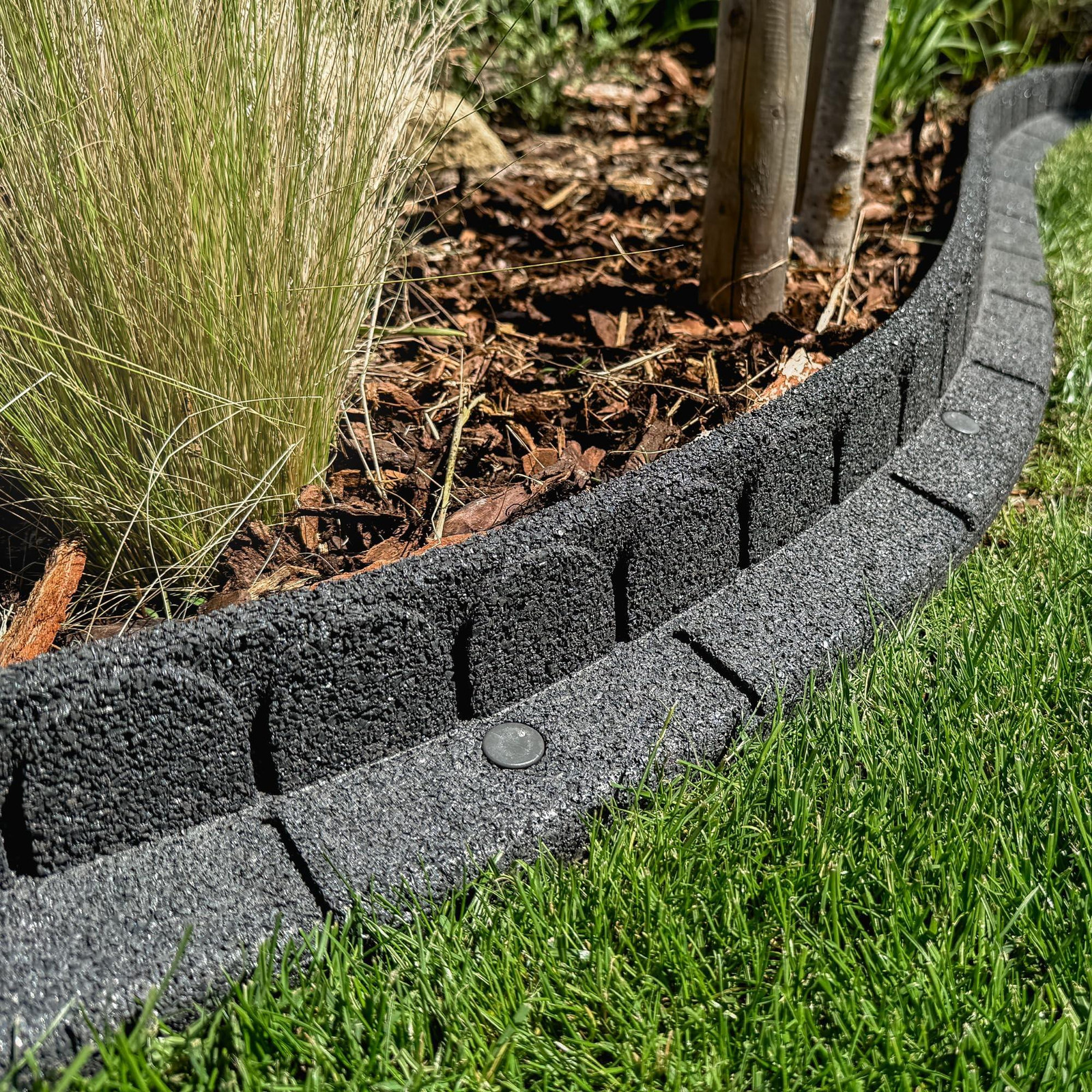 Flexibele rubberrand voor de tuin, 9,2 meter