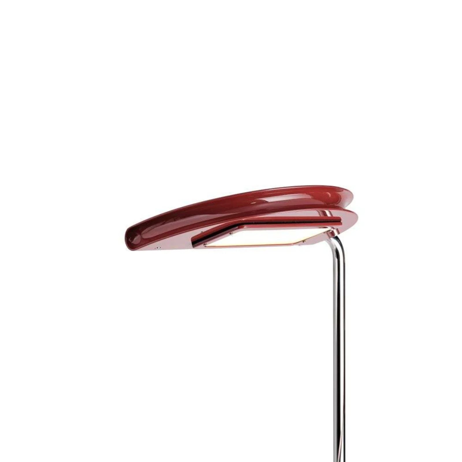 DCW Mezzaluna Vloerlamp White Marble/Red van Metaal voor de Woonkamer