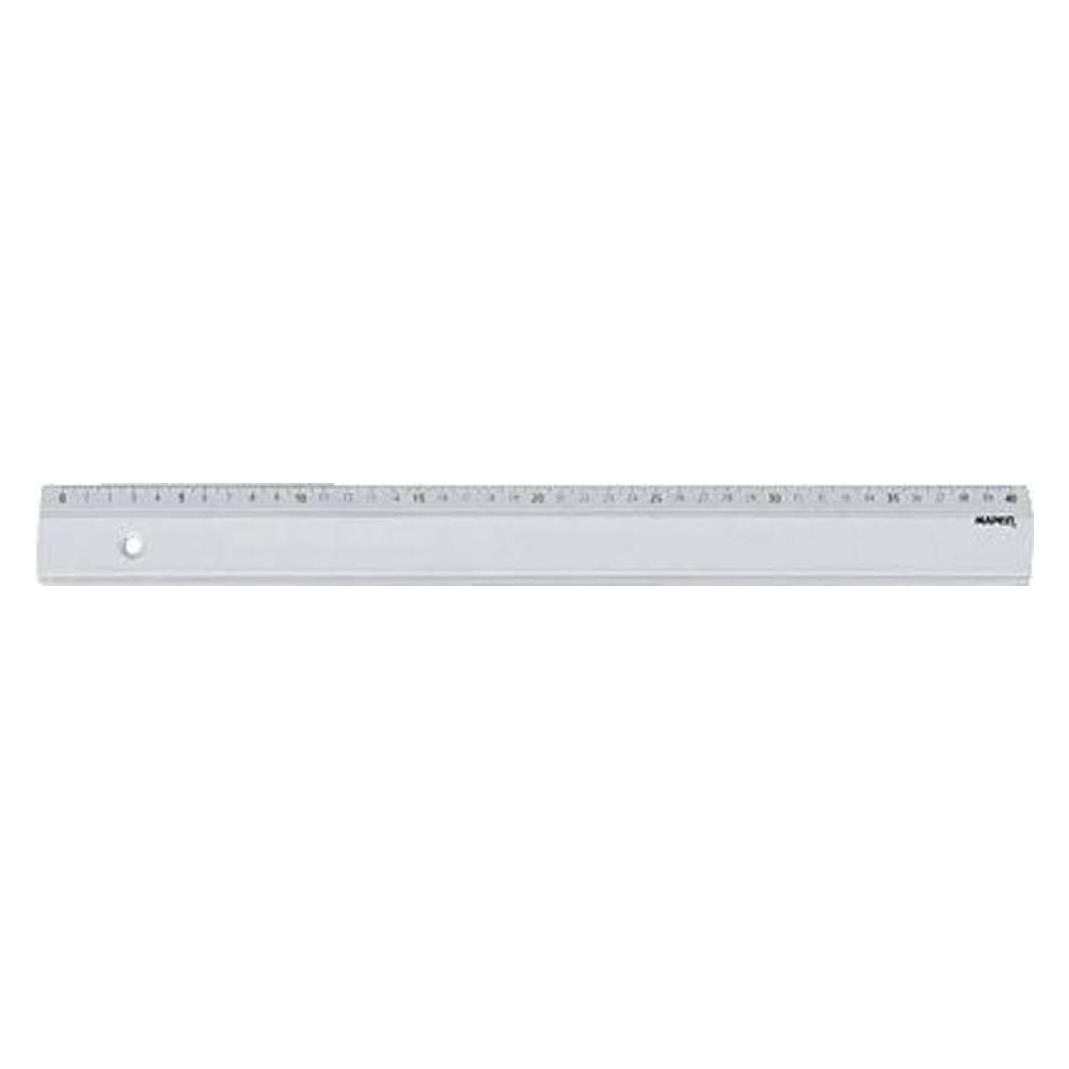 Maped Flachlineal Start 146, 400 mm, aus Kunststoff (40 cm, Kunststoff) (146114)