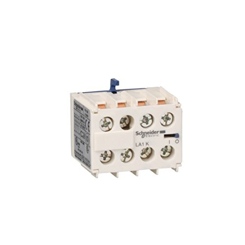 Schneider Electric LA1KN22 hulpschakelaarblok met 2 NO en 2 NC contacten en schroefklemmen
