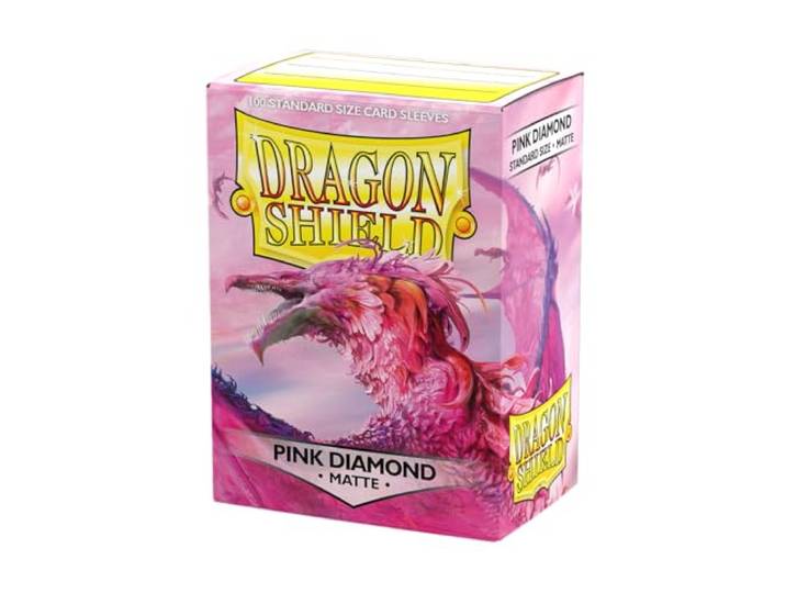 Arcane Tinmen Dragon Shield Sleeves Matte: Pink Diamond Sleeves (Box of 100), AT-11039