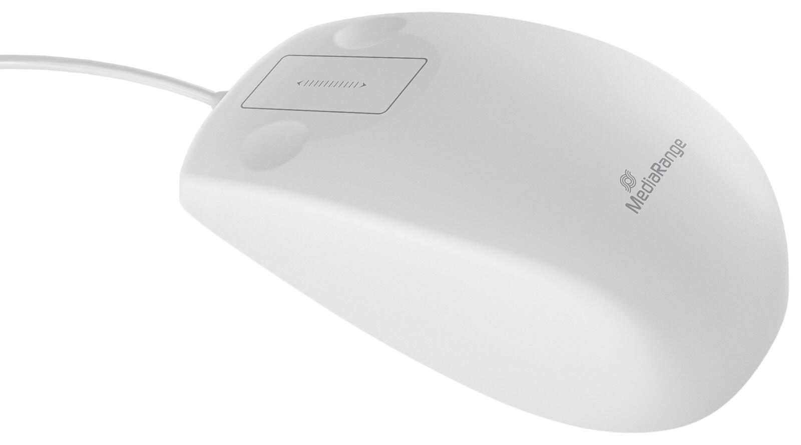MediaRange MROS266 Maus kabelgebunden weiß