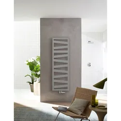 Zehnder Design-Heizkörper Ribbon, elektrisch, 1291x30x500 mm, Light Grey