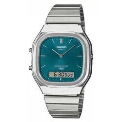 Casio AQ-240E-3AEF Edgy Collection Herrenuhr AnaDigi Petrol