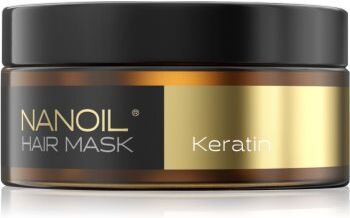 Nanoil Keratin máscara de queratina para cabelo 300 ml. Keratin