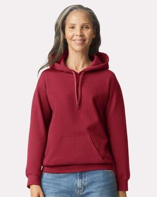 Gildan SF500 Softstyle Midweight Hooded Sweatshirt in Cardinal size 2XL   Fleece