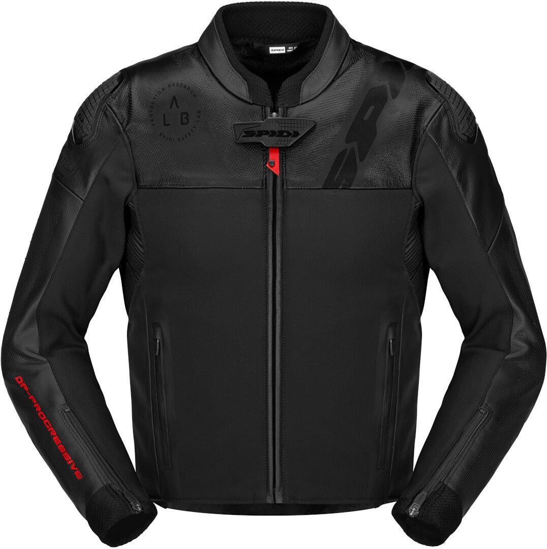 Spidi DP Progressive Hybrid Motorrad Lederjacke P230-026-50