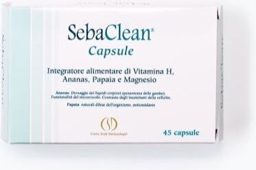 C.S.D. CENTRO STUDI DERMATOL. Sebaclean 45 Capsule - Integratore per la Cura della Pelle e del Viso