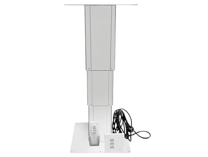 WPWSDWMX Robuster Wohnmobil-Tischfuß, Elektrisch Verstellbare Tischbeine aus Aluminiumlegierung, mit Bedienfeldschalter und Fernbedienung zur Höhenverstellung, Einklemmschutz(36-82cm/14-32in)