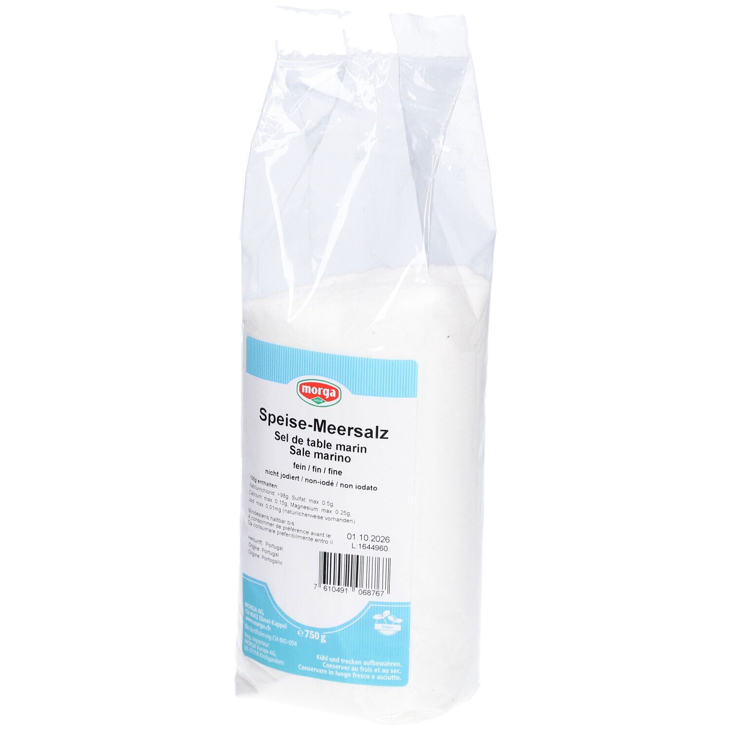 Morga Meersalz fein Btl 750 g Salz