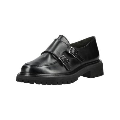 Slipper PAUL GREEN "Paul Green Slipper Leder", Damen, Gr. 38, Leder, schwarz, Schuhe Slipper