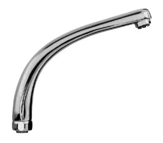 Kaja Gußauslauf, Ausladung 185mm in weiss, 13401-W 13401-W