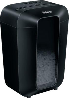 Partikel Aktenvernichter Fellowes Powershred® LX70, Auffangbehälter, P-4, Partikelschnitt, schwarz