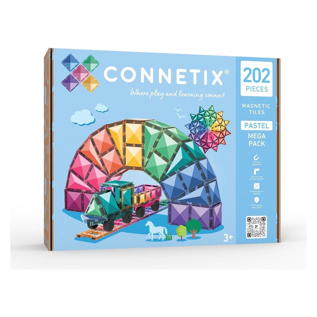 Connetix - Pastel Mega Pack 202 pc (CT-P2-00202-ME) (CT-P2-00202-ME)
