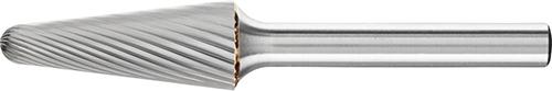 PFERD HM-Frässtift DIN 8032, Rundkegelform KEL, Zahnung 3