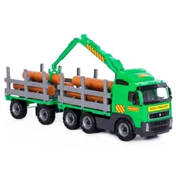 Toymax Lastbil m. tmmer+kran/hnger 775x190x255mm