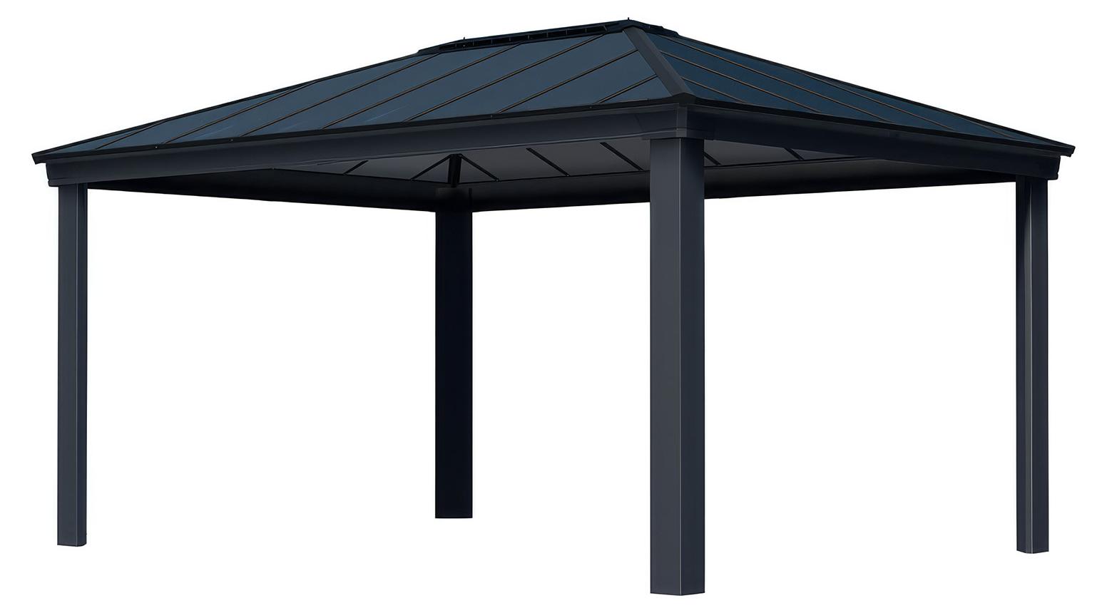 Palram - Canopia Aluminium Pavillon Dallas 4900 Grau 488x364x296 cm