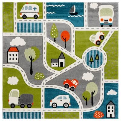 SAFAVIEH Carousel Kids Lumnie Neighborhood Rug