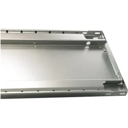 Schulte Lagertechnik, Kellerregal, Fachboden B1000xT300mm Tragfähigkeit 150 kg Stahlblech silber verzinkt für Steckregal