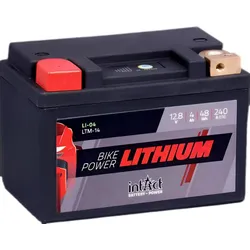 Intact LI-04 Bike-Power Lithium 4Ah Motorradbatterie LTM14