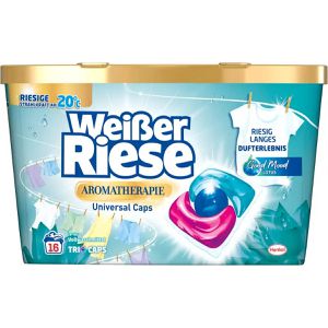 Weißer-Riese Waschmittel Universal Trio-Caps, Lotus, 216g, Waschladungen 18