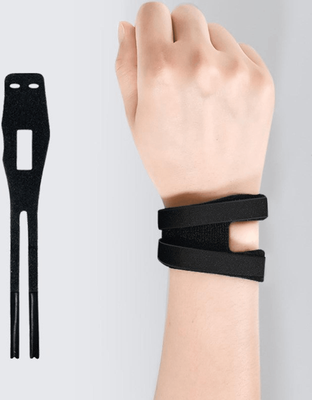 United Upgraded Gray Yoga Wrist Support Brace For Fitness Training black m