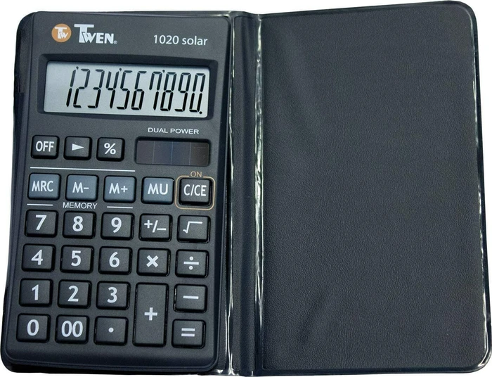 TWEN 1020 Taschenrechner schwarz