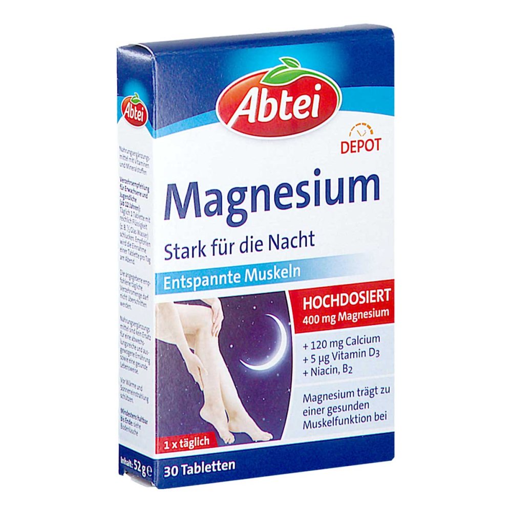 Perrigo Deutschland GmbH Abtei Magnesium Stark Für Die Nacht Depot Tabletten 17908471