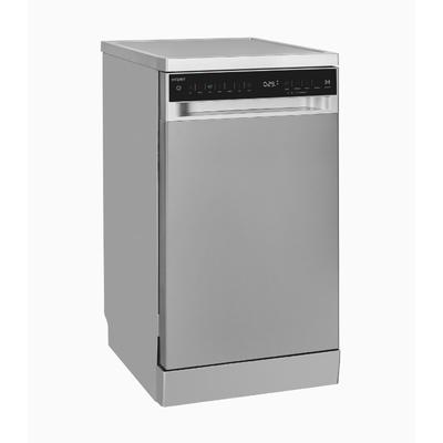 Exquisit Geschirrspüler 45 cm freistehend LED silber GSP9311-451C silber