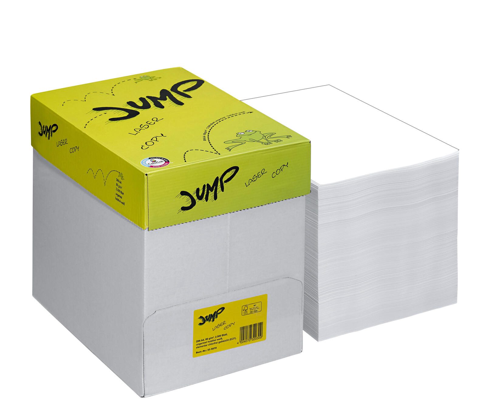 JUMP Kopierpapier COPY/LASER DIN A4 80 g/m² 44132