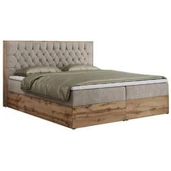 BOXBETT AMORE 160/200 Beige Struktur - H3