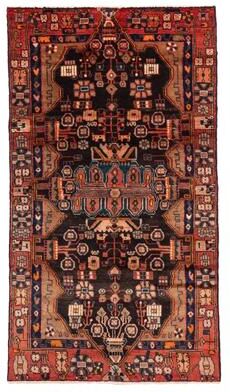 ECARPETGALLERY Hand-knotted Konya Anatolian Black Wool Rug - 3'8 x 6'9