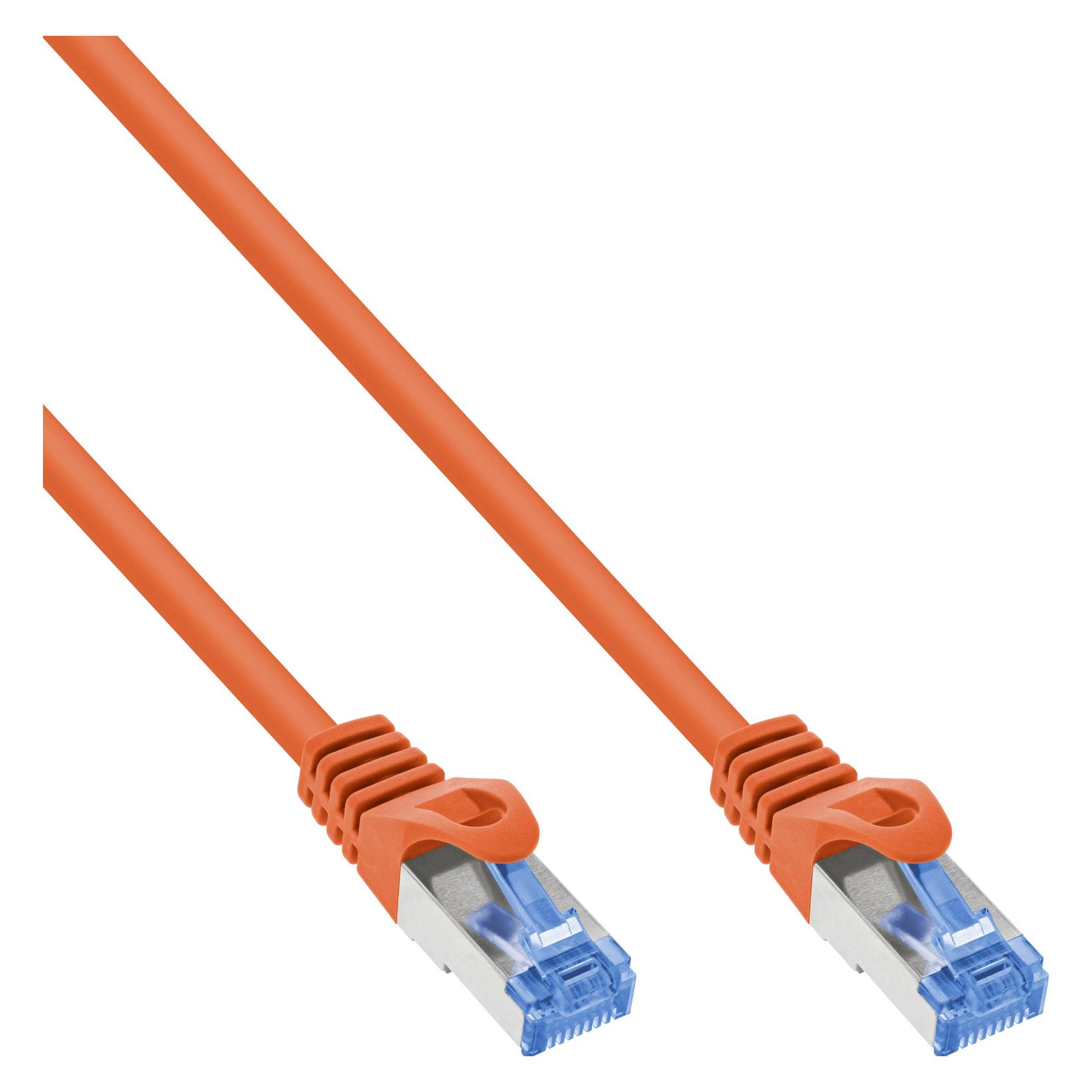 InLine Patchkabel (S/FTP, CAT6a, 1 m) (72601O)
