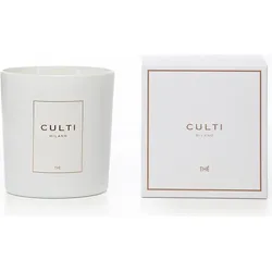 Duftkerze Culti Thè 550 g, weiß, im glänzenden Glas