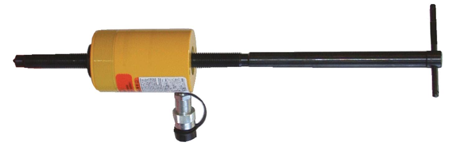 KS Tools Hohlkolben-Hydraulik-Zylinder mit Spindel, 30 t