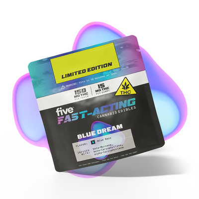 blue dream fast-acting 15mg thc gummies