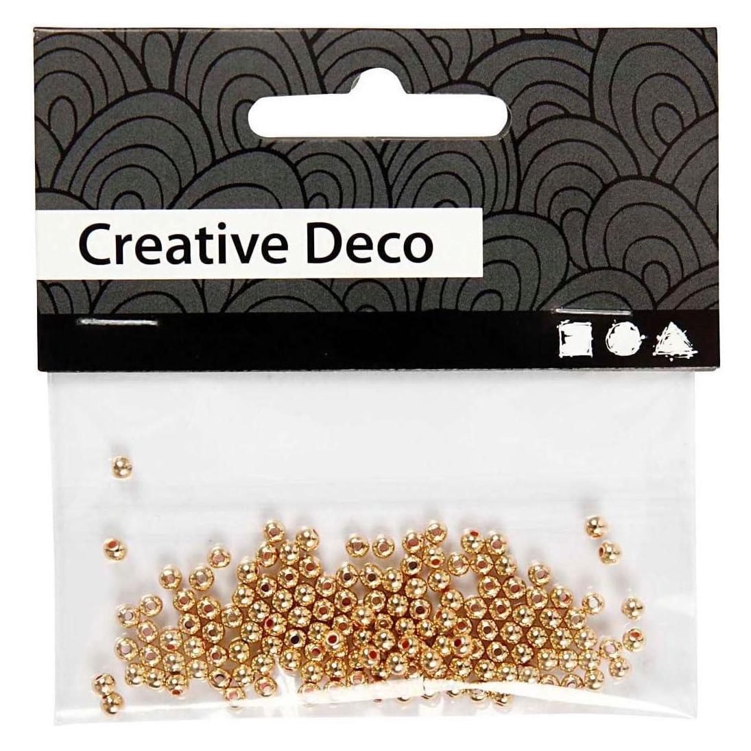 Creativ Company Perlen Gold, 150 Stück. (5707167446768)