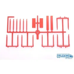 Scaletrucks 11x Stanchions for timber transport red ST-0510